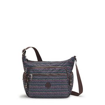 Kipling Gabbie Printed Crossbody Bags Stripy Dots | CA 1162YX